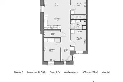 Visual presentation of the listing