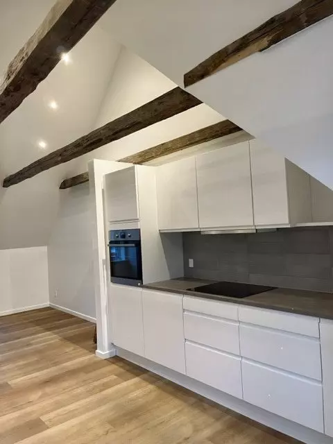Bright 3-room attic apartment with exposed beams and modern kitchen – 50 m² - Dalgasgade, Aalborg - 0