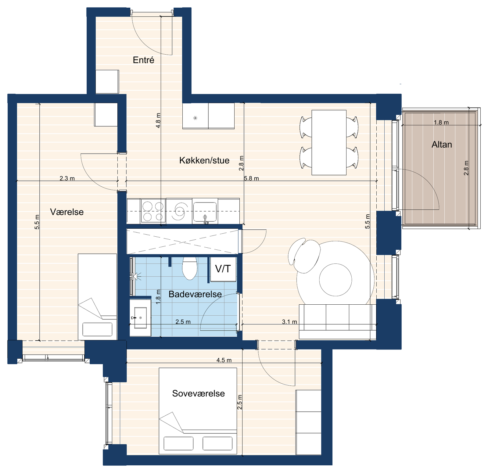 Visual presentation of the listing