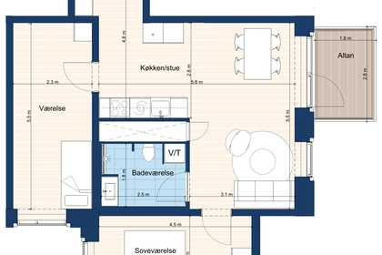 Visual presentation of the listing