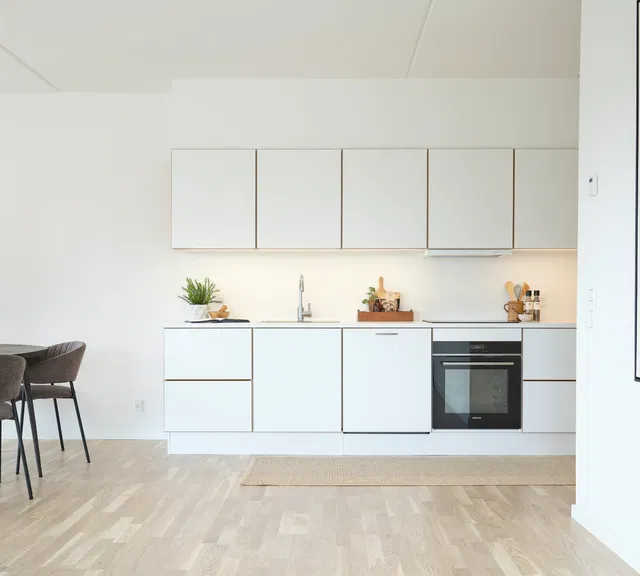 apartment Lys 3-værelses lejlighed med smart planløsning