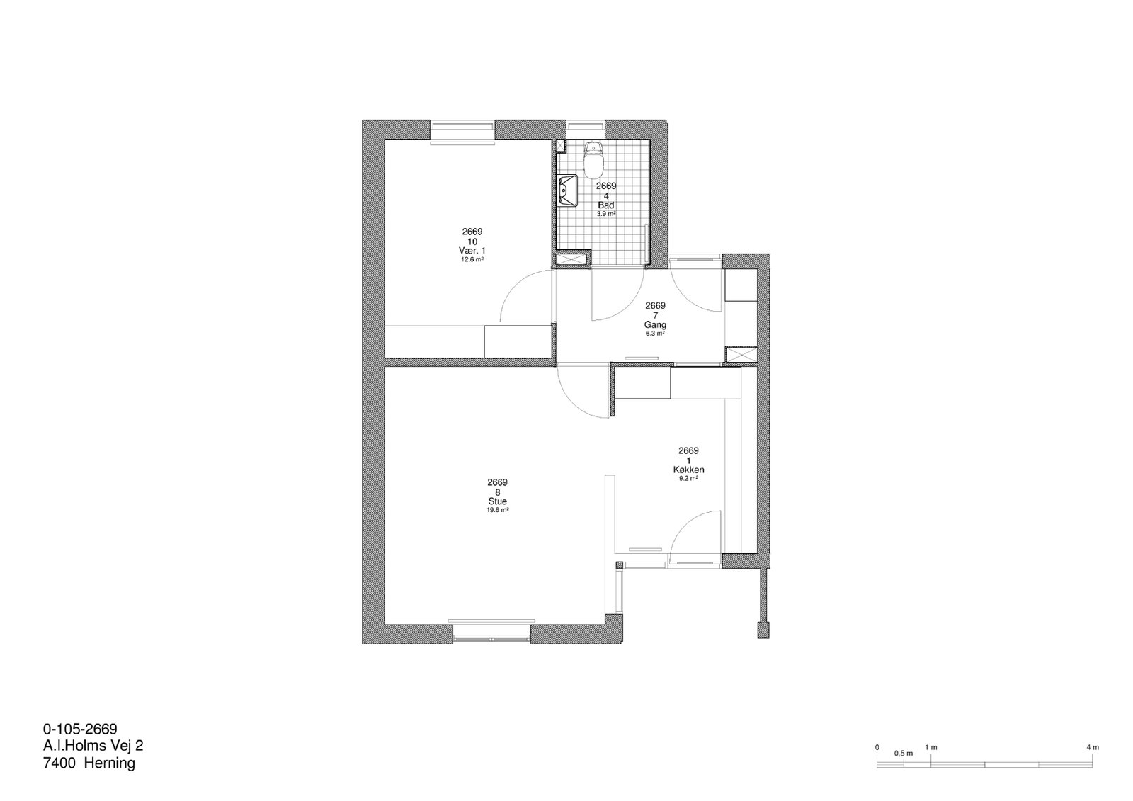 Visual presentation of the listing