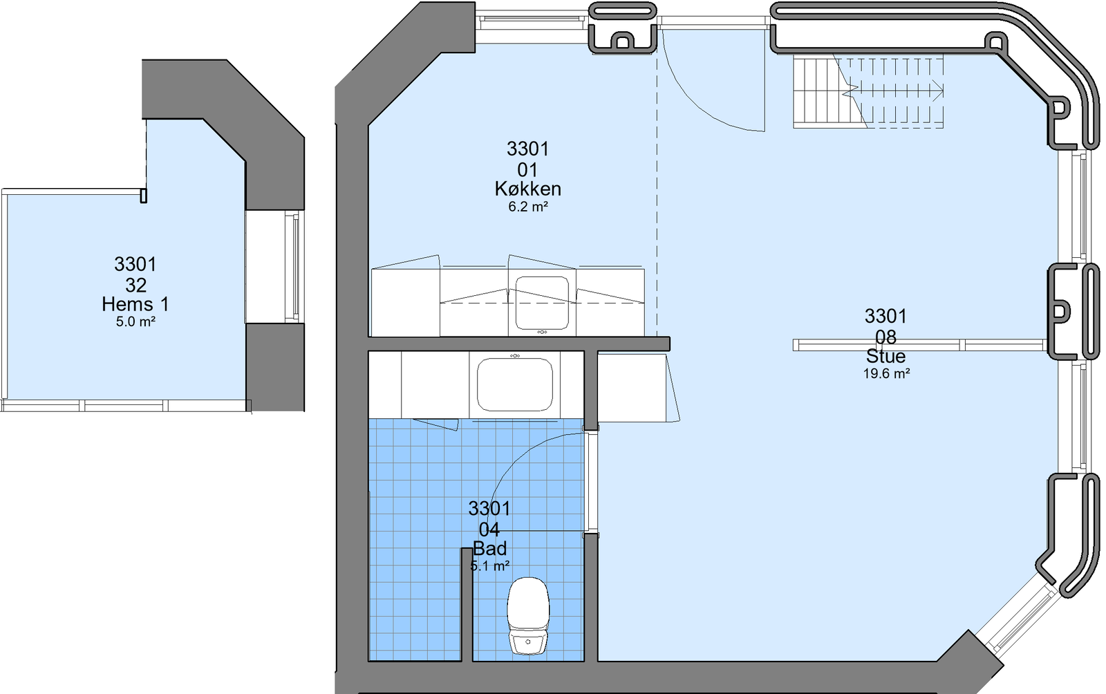 Visual presentation of the listing