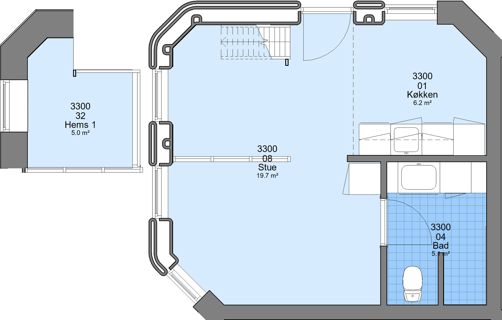 Visual presentation of the listing