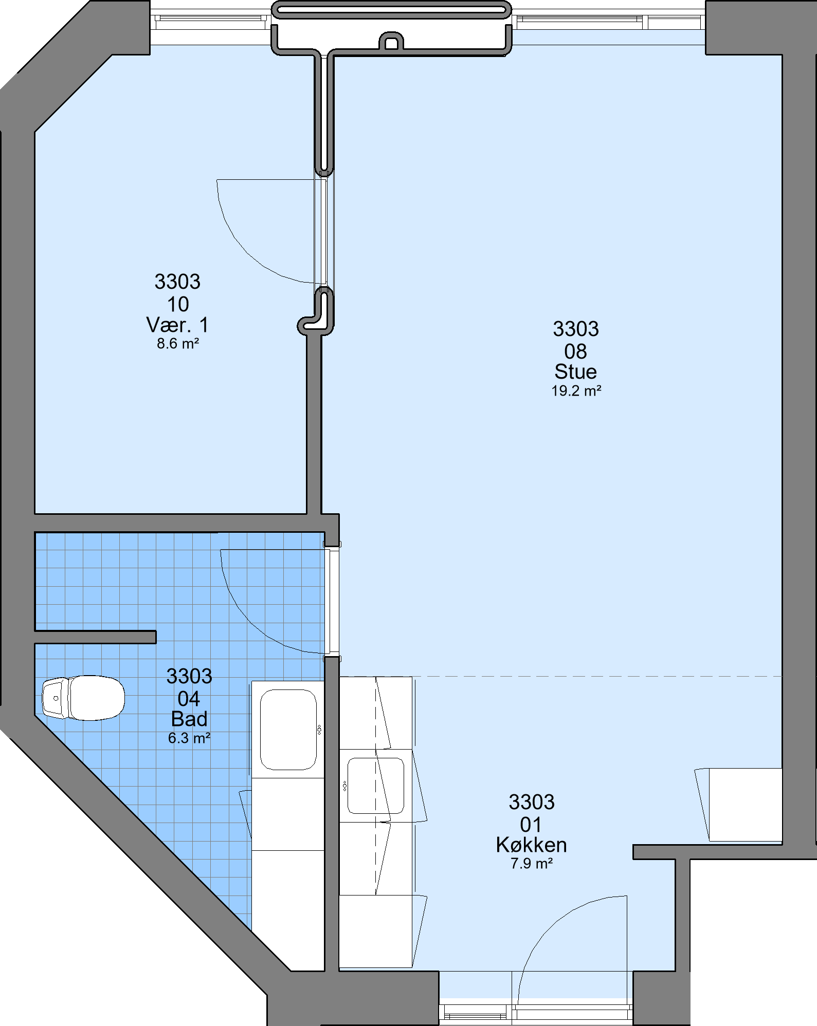 Visual presentation of the listing
