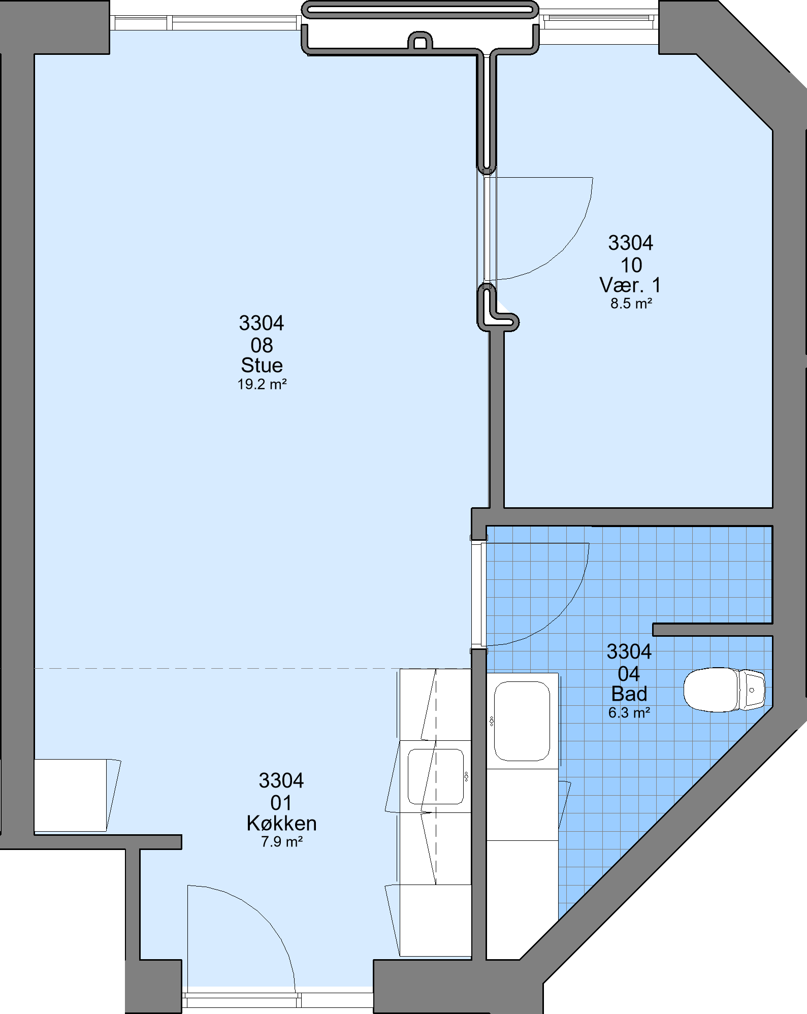 Visual presentation of the listing