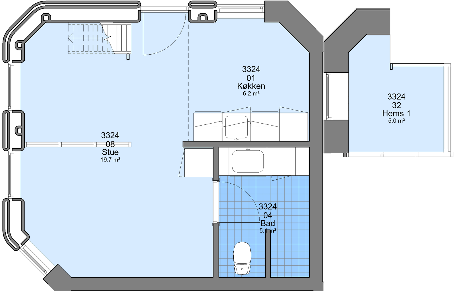 Visual presentation of the listing