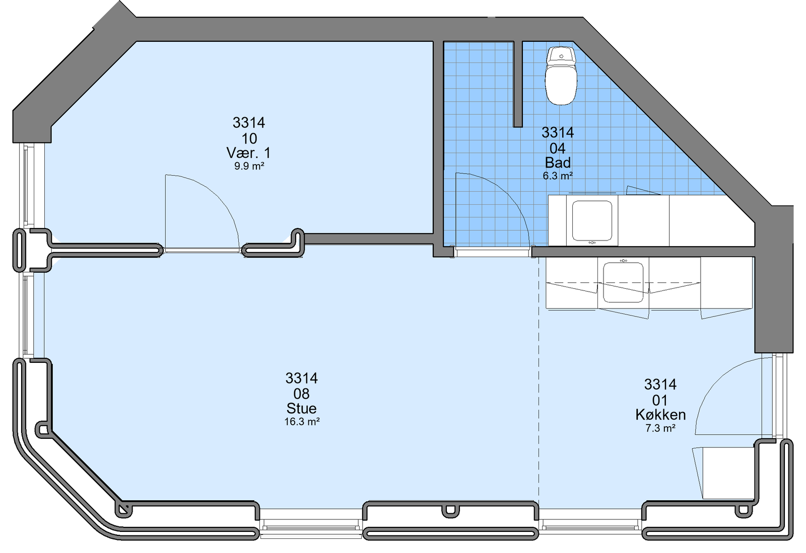 Visual presentation of the listing