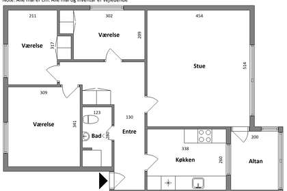 Visual presentation of the listing