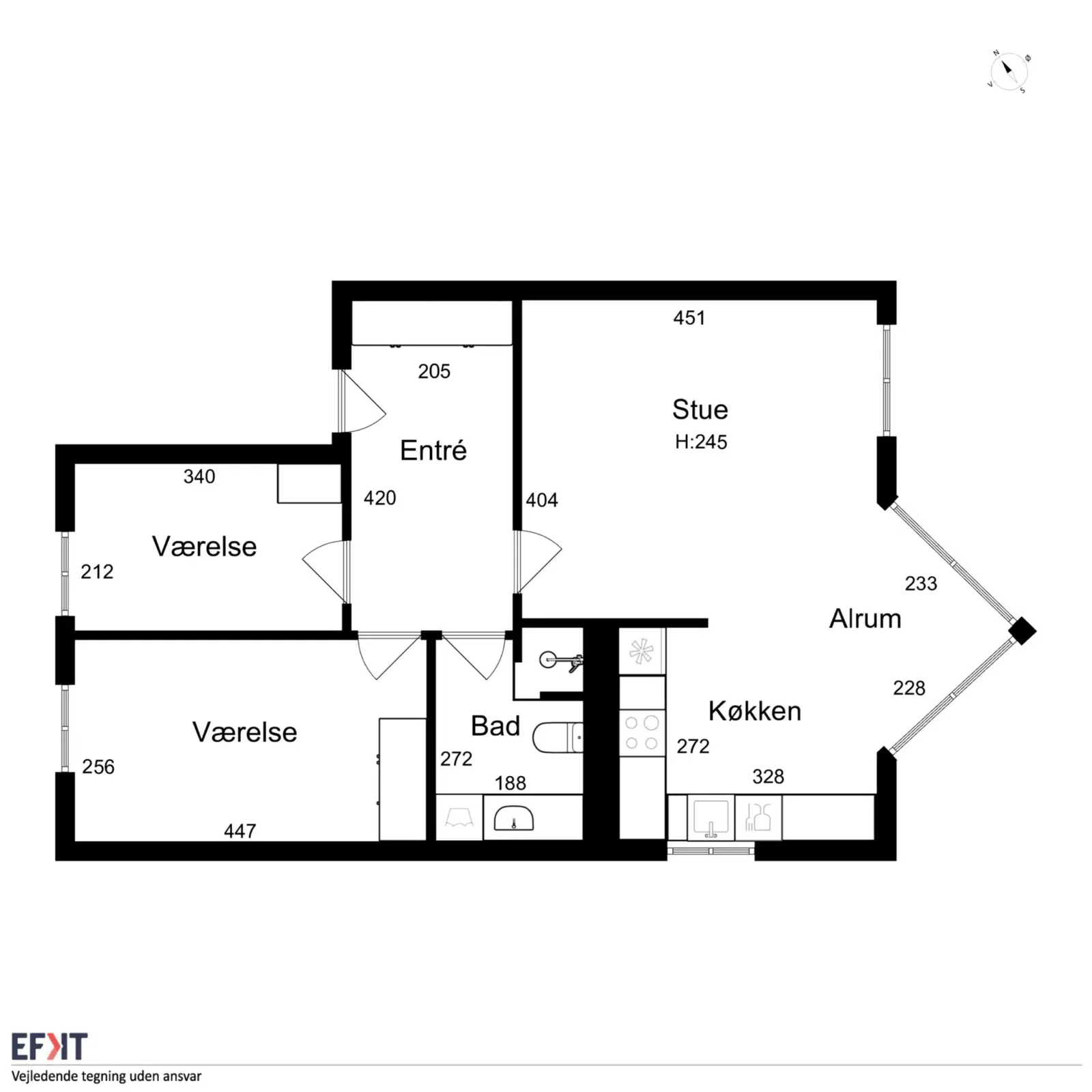Visual presentation of the listing