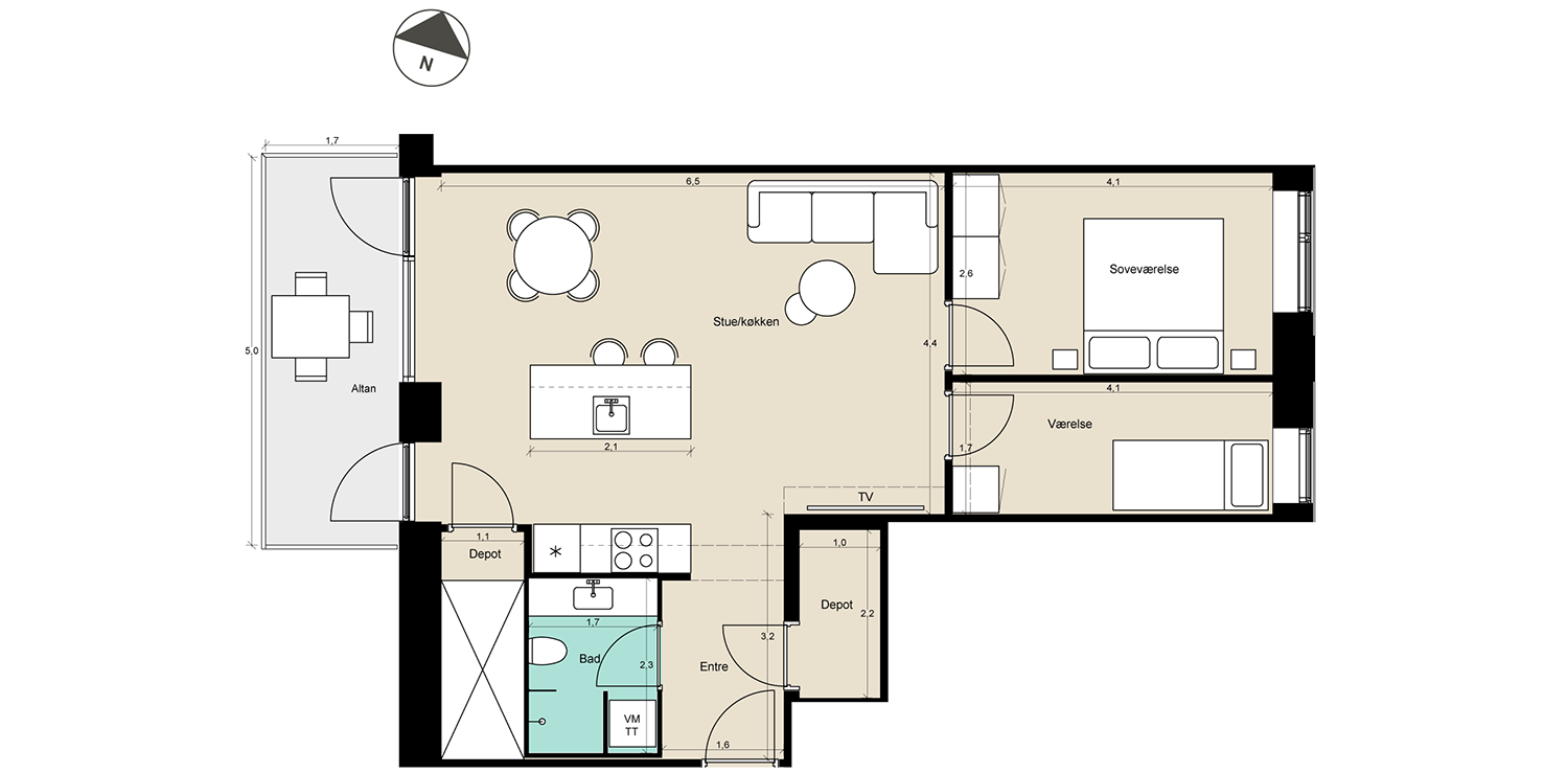 Visual presentation of the listing