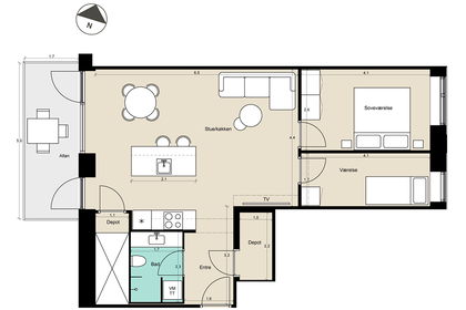 Visual presentation of the listing