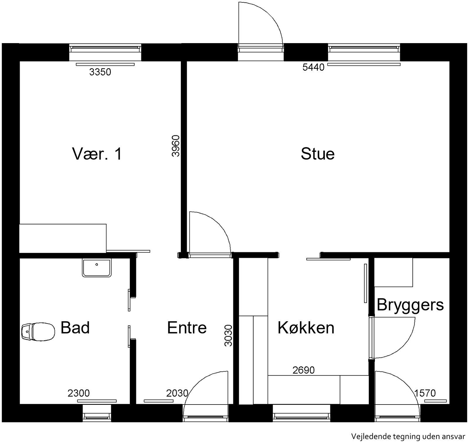 Visual presentation of the listing