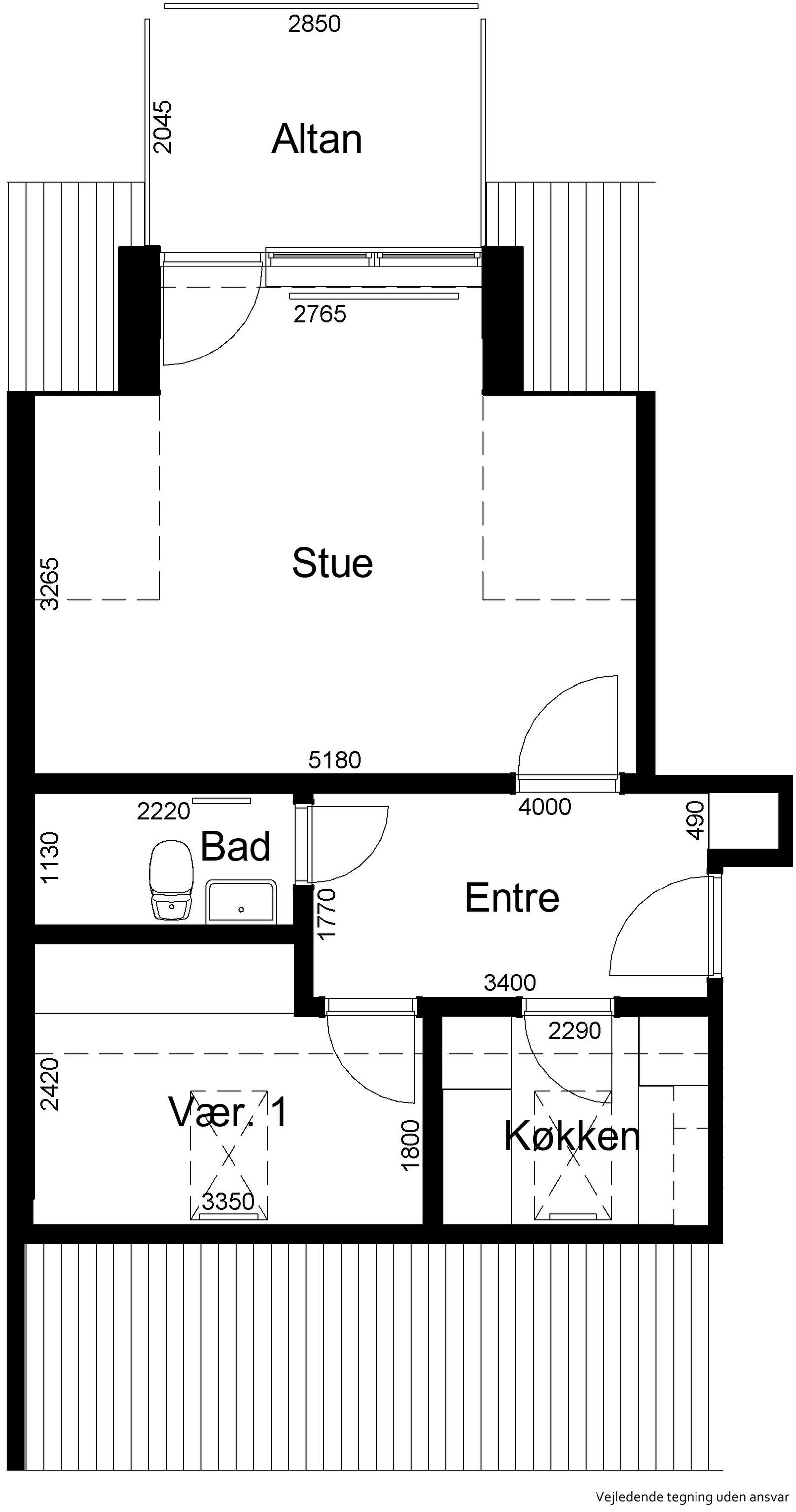 Visual presentation of the listing