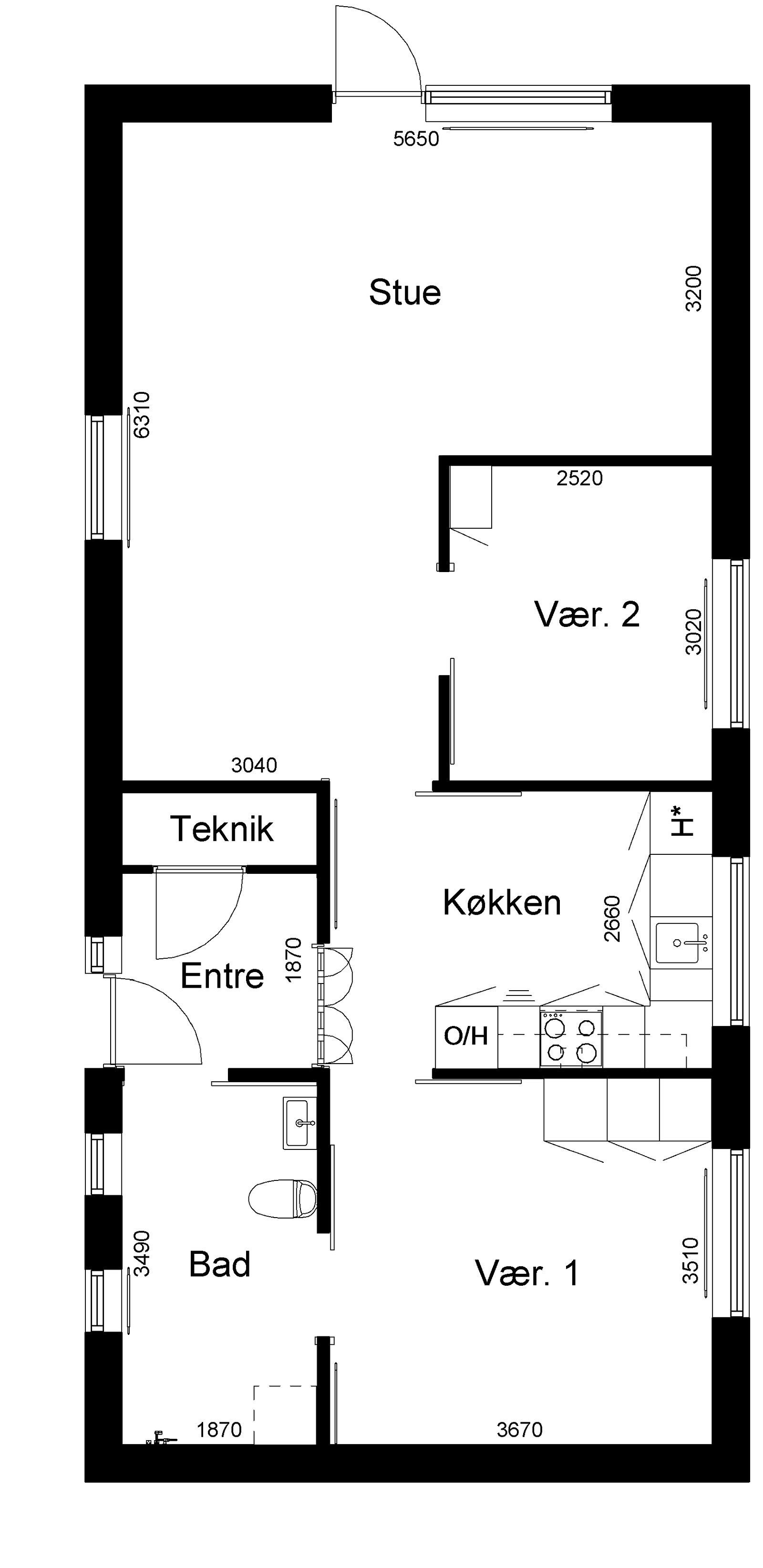 Visual presentation of the listing