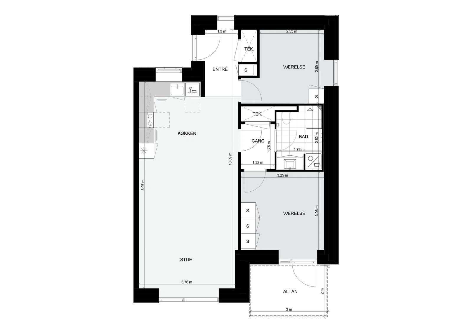 Visual presentation of the listing