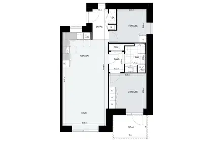 Visual presentation of the listing