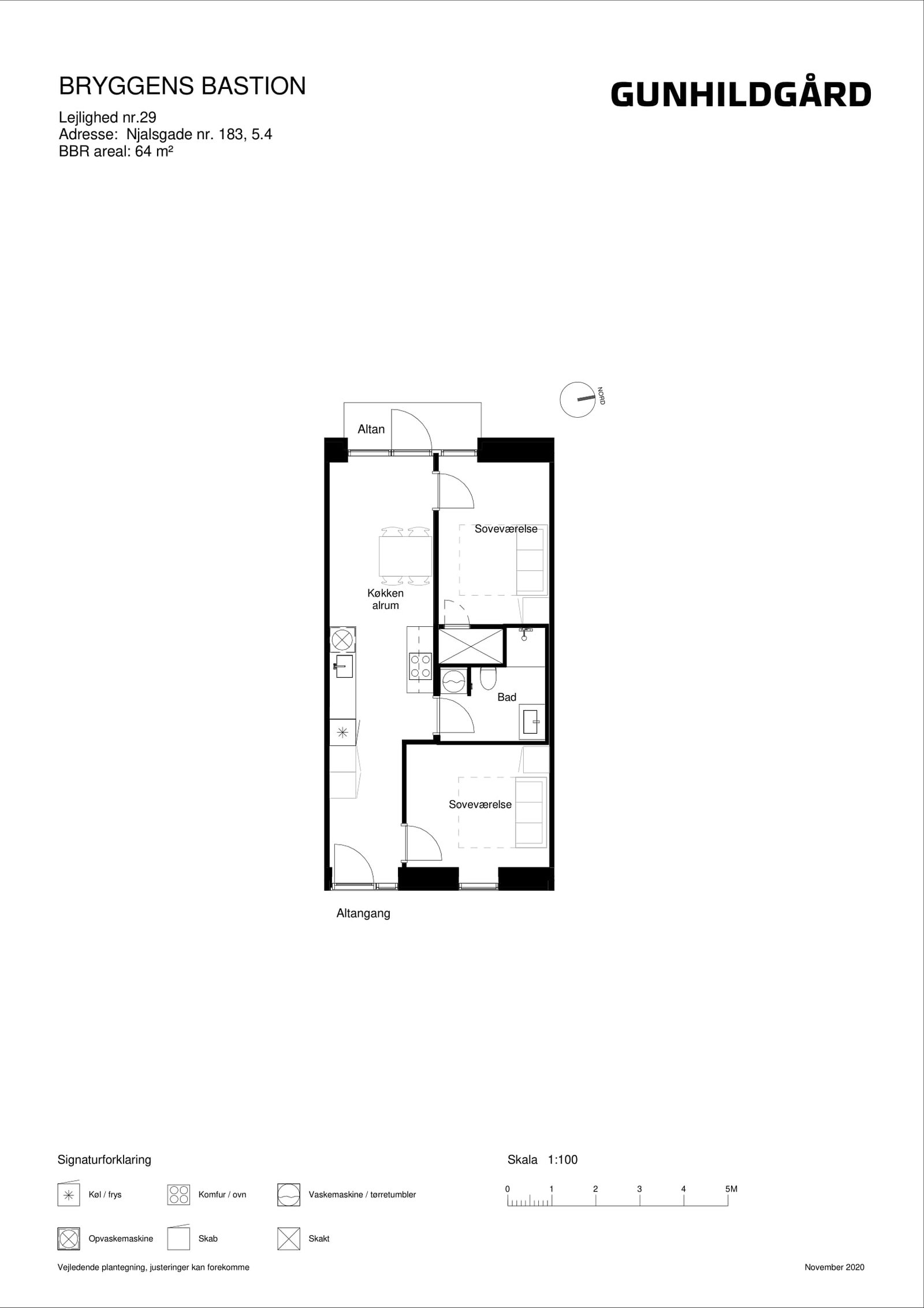 Visual presentation of the listing