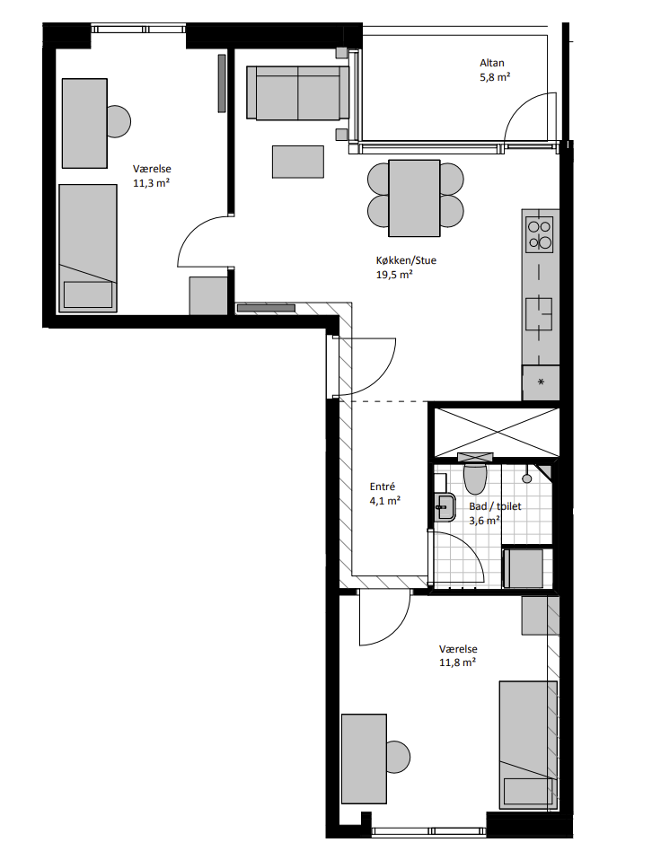 Visual presentation of the listing