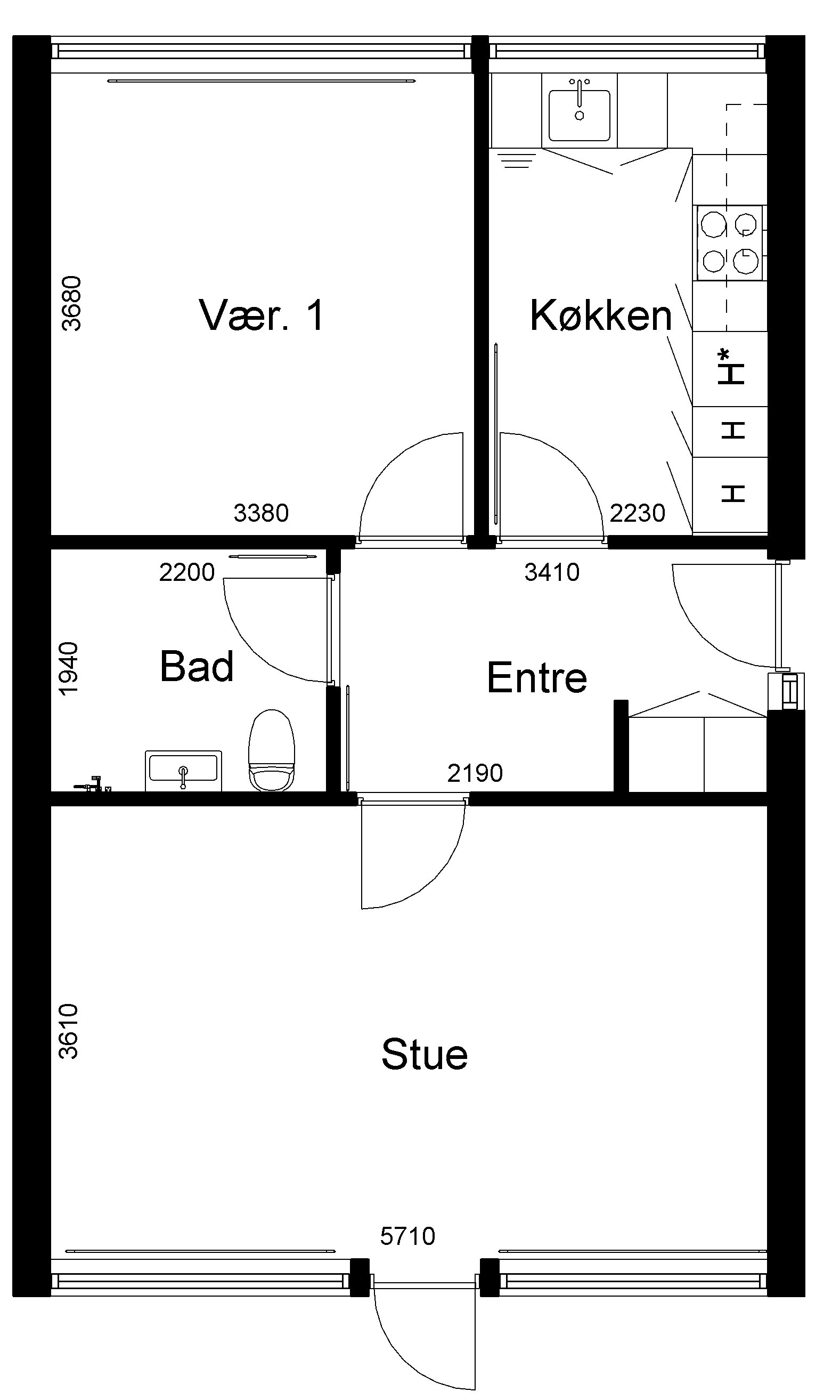 Visual presentation of the listing