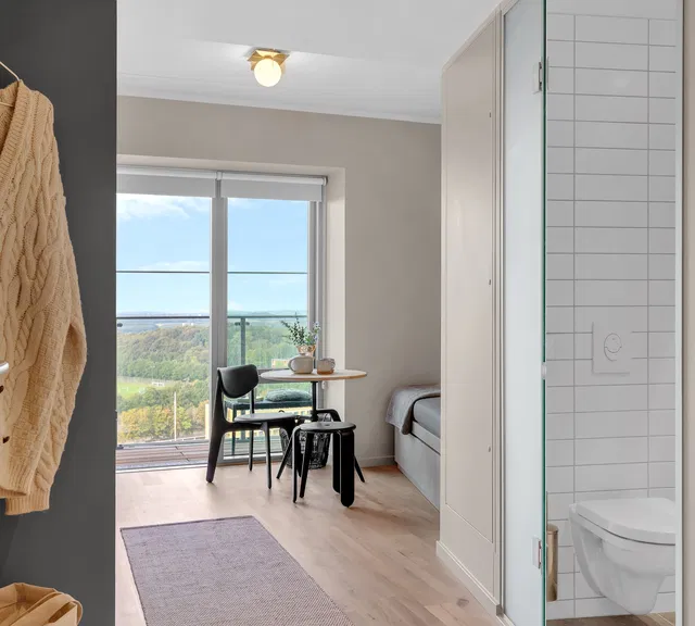 apartment Møbleret lejlighed med altan og attraktive fællesfaciliteter