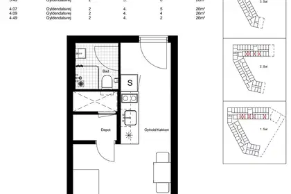 Visual presentation of the listing