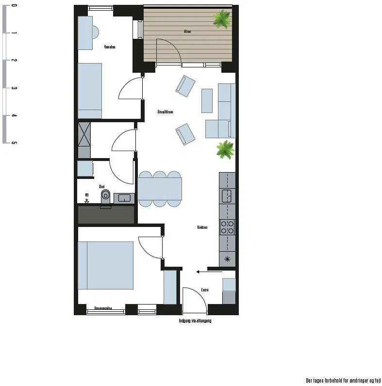 Visual presentation of the listing