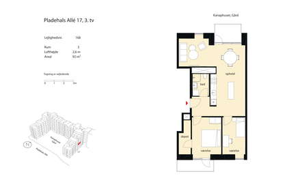 Visual presentation of the listing