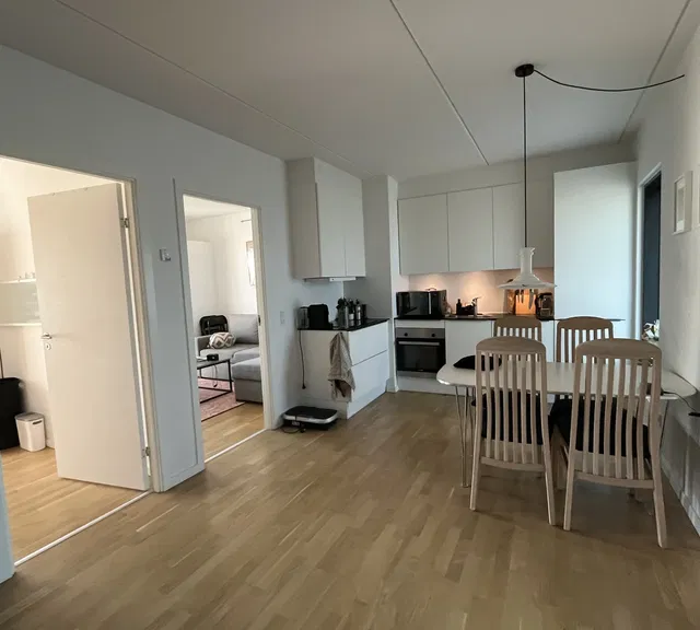 apartment Stor og lys 2-værelses med altan og flot udsigt