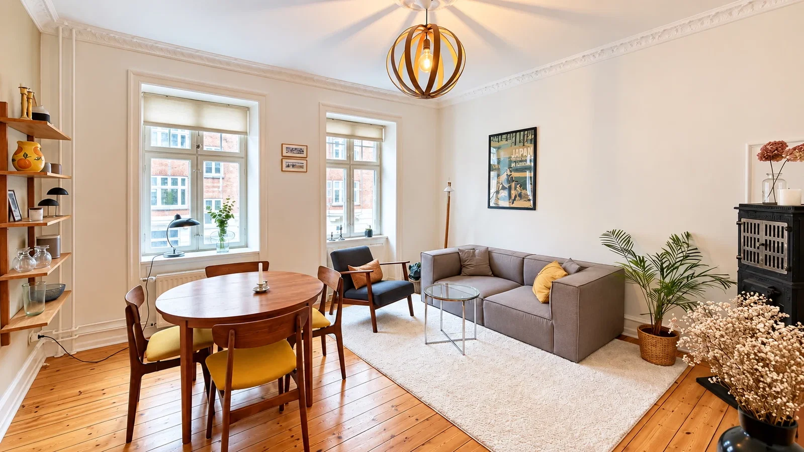 apartment Furnished 3-room apartment with balcony in Østerbro