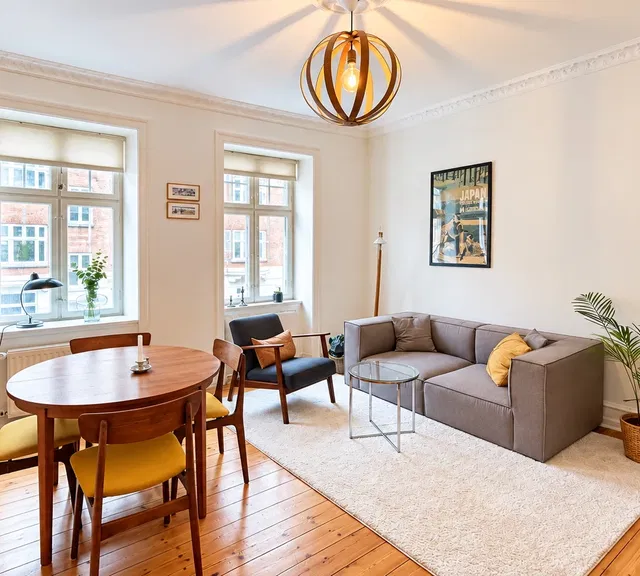 apartment Furnished 3-room apartment with balcony in Østerbro