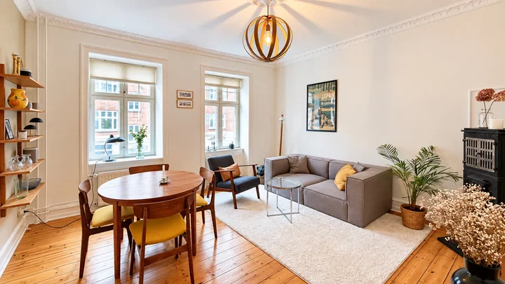 Furnished 3-room apartment with balcony in Østerbro - Koldinggade, København Ø - 0