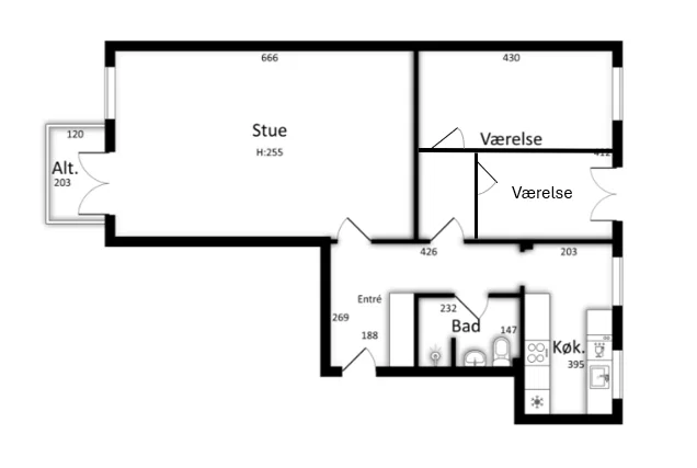 Visual presentation of the listing