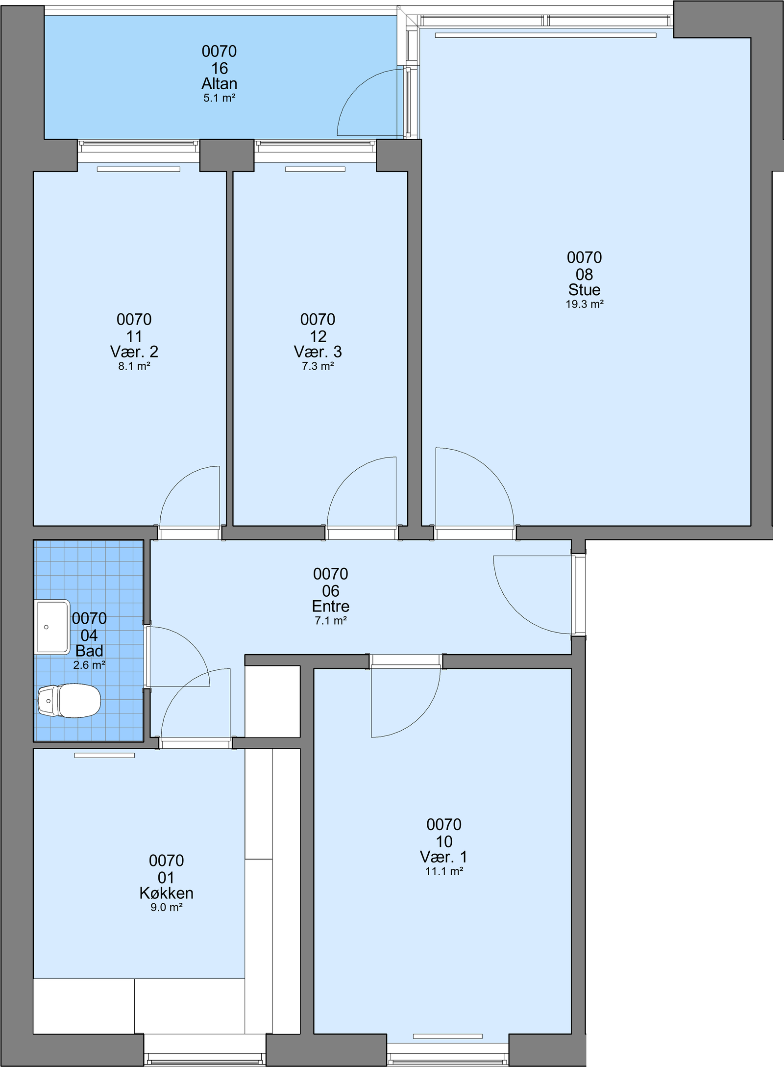 Visual presentation of the listing