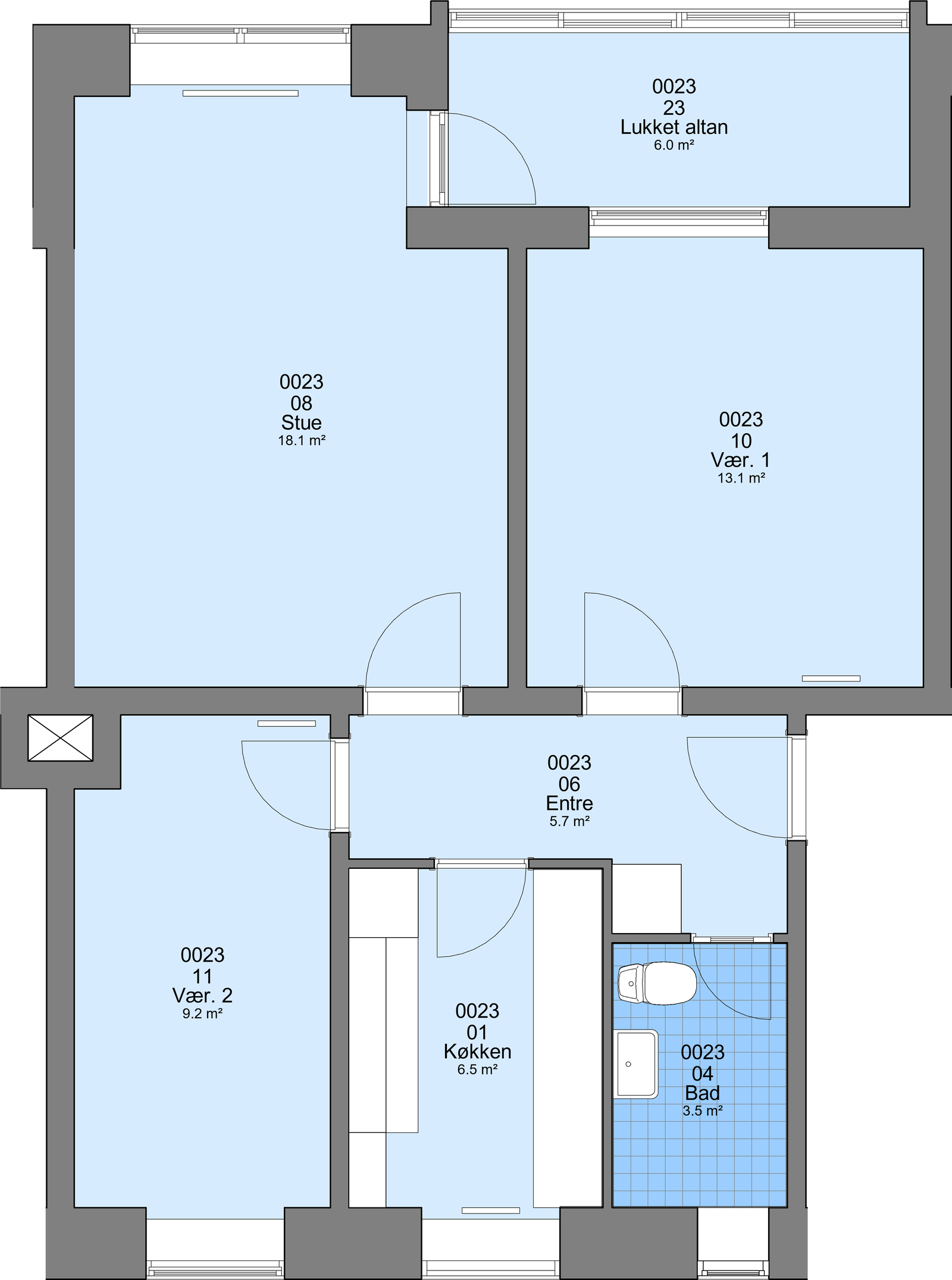 Visual presentation of the listing