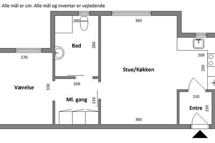 Visual presentation of the listing