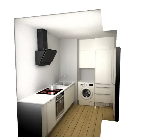 apartment Nyrenoveret 1-værelses på Albanigade