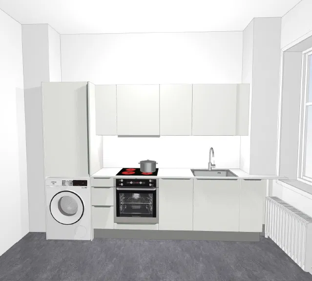 apartment Nyrenoveret 3-værelses på Vesterbro