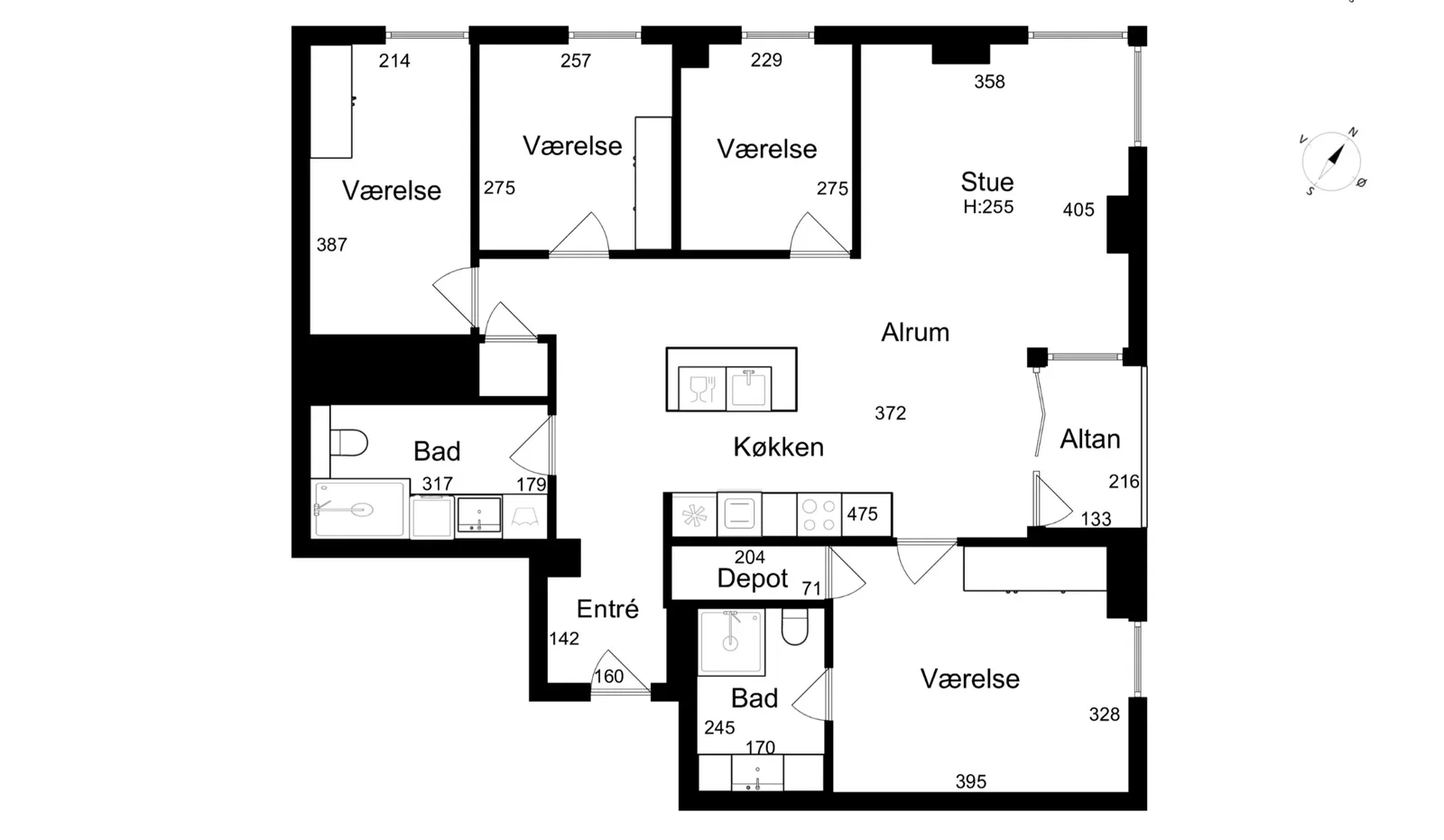 Visual presentation of the listing