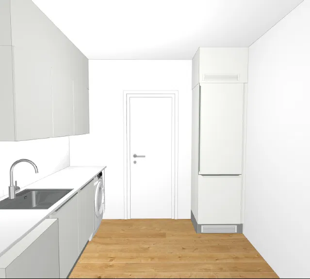 apartment Newly renovated 2-room apartment with balcony and parking