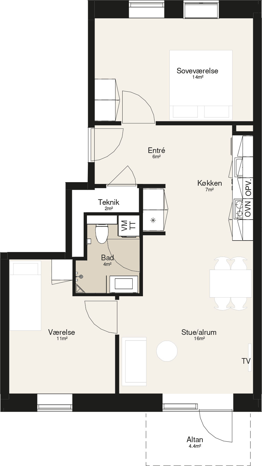 Visual presentation of the listing