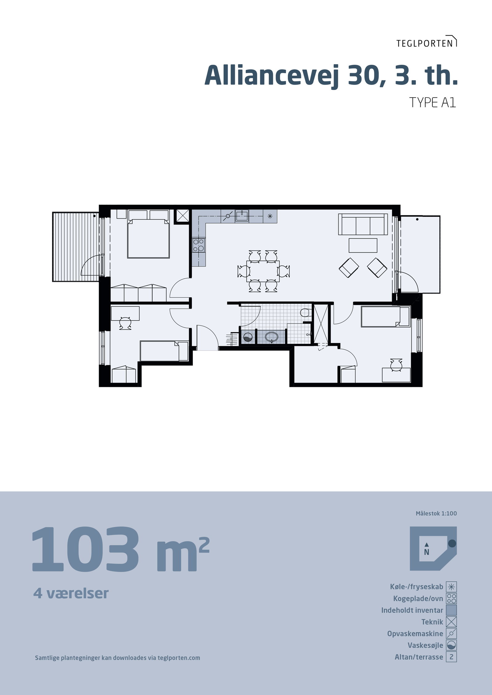 Visual presentation of the listing