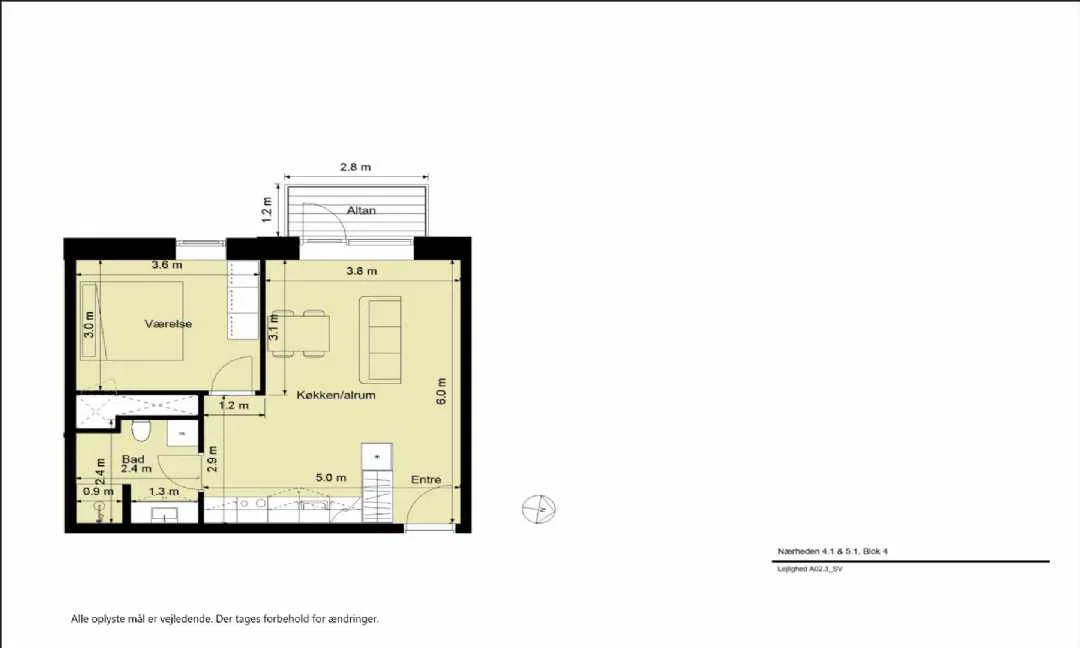 Visual presentation of the listing