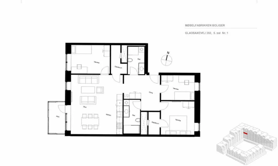 Visual presentation of the listing