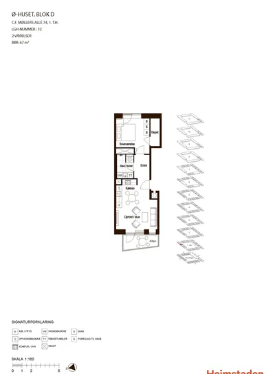 Lys 2-værelses bolig på 68 m² i Ørestad - C.F. Møllers Allé, København S - 4