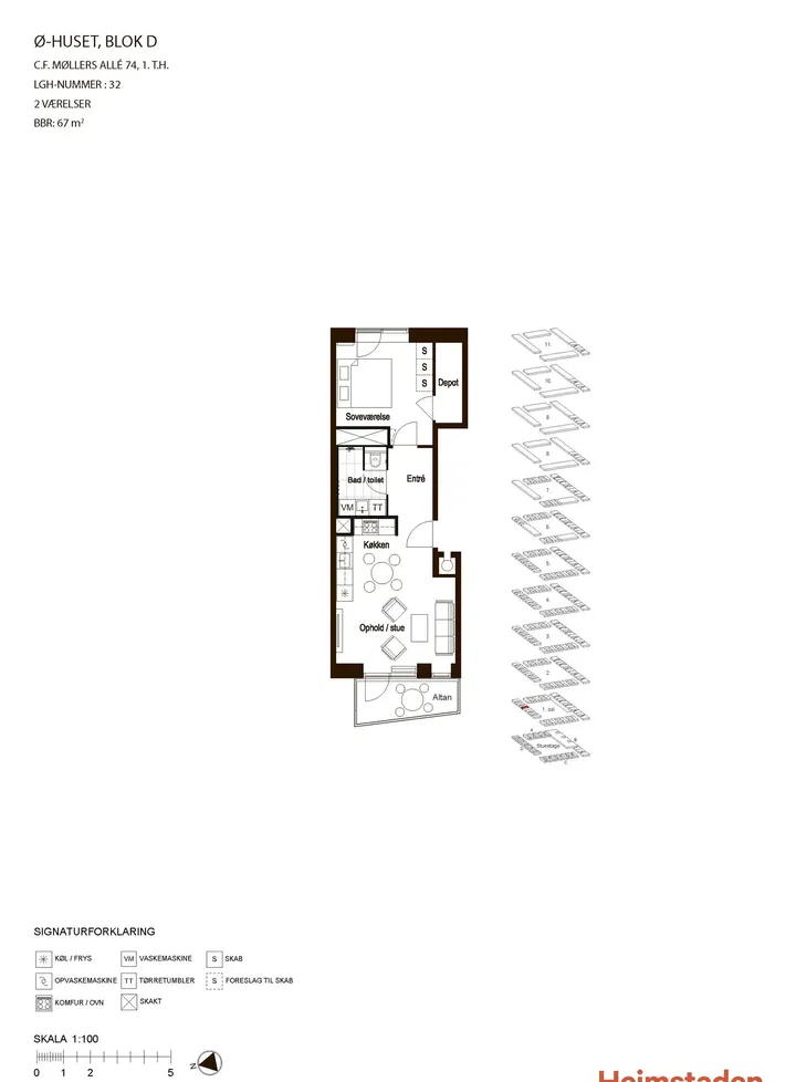 2-værelses lejlighed på 68 m² i Ørestad – billede 4