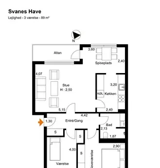 Visual presentation of the listing