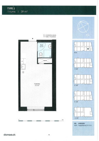 Visual presentation of the listing