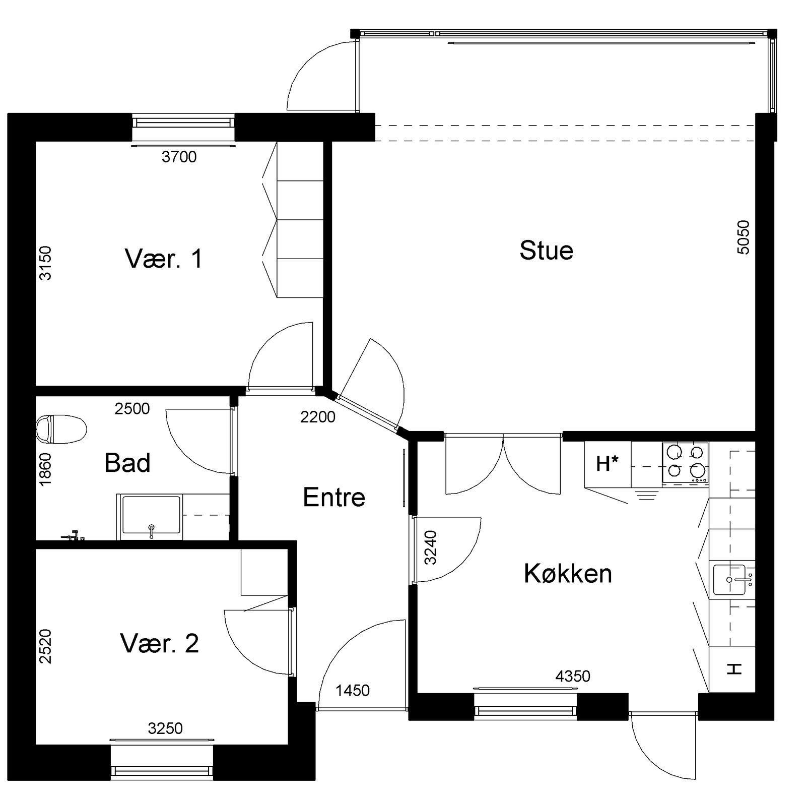 Visual presentation of the listing