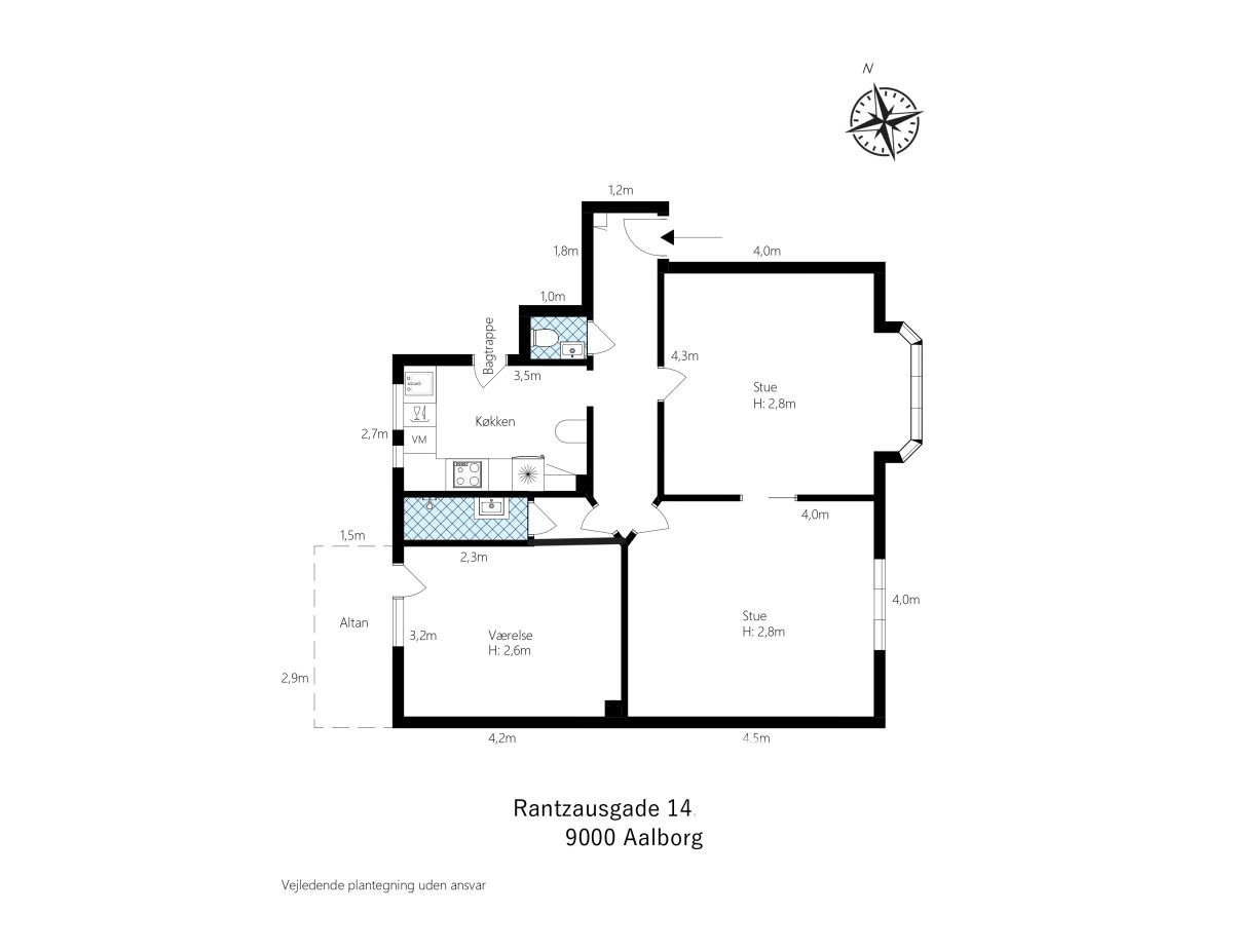 Visual presentation of the listing